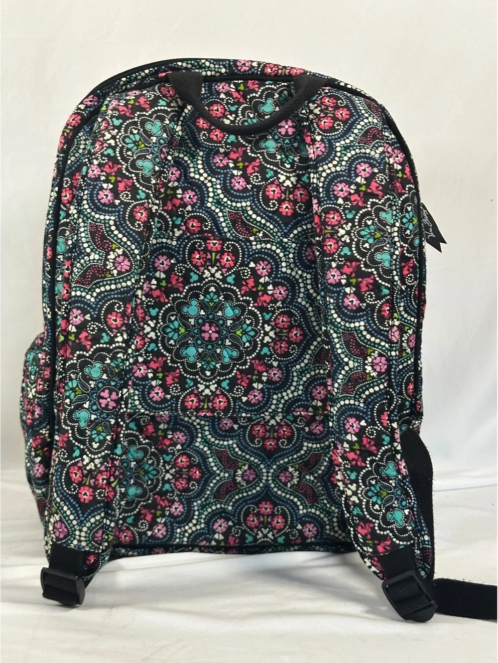 Vera Bradley- Disney Mickey and Minnie Mouse Medallion Patterned Campus Backpack